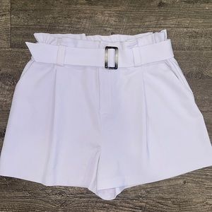 Nine West Paper Bag Waist Shorts